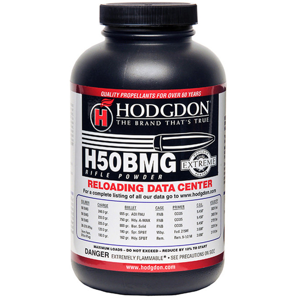Hodgdon H50BMG Powder 1 lb. Extreme Rifle HAZMAT