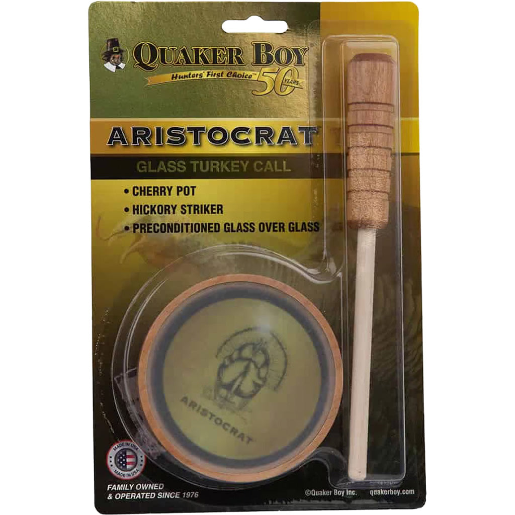 Quaker Boy Aristocrat Glass Pot Call 50th Anniversary