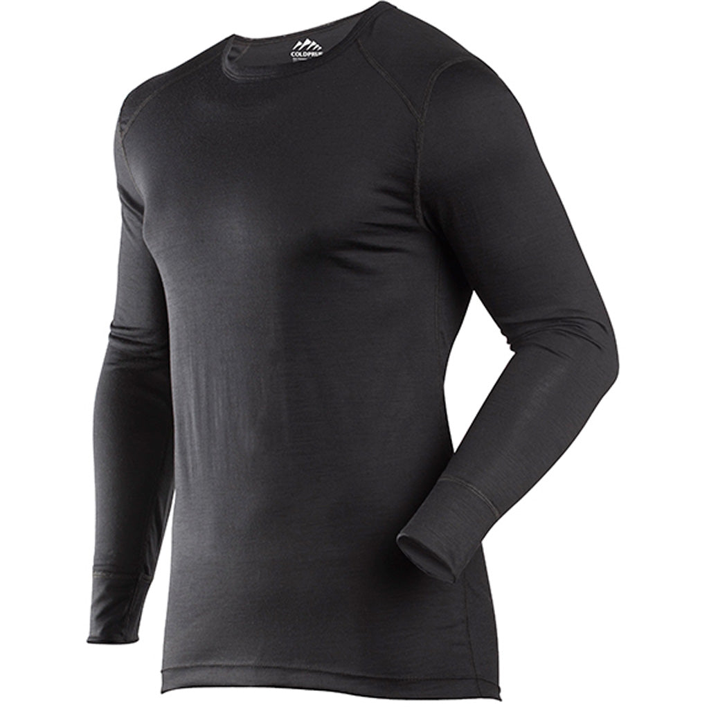 ColdPruf Classic Merino Crew Baselayer Black 2XL