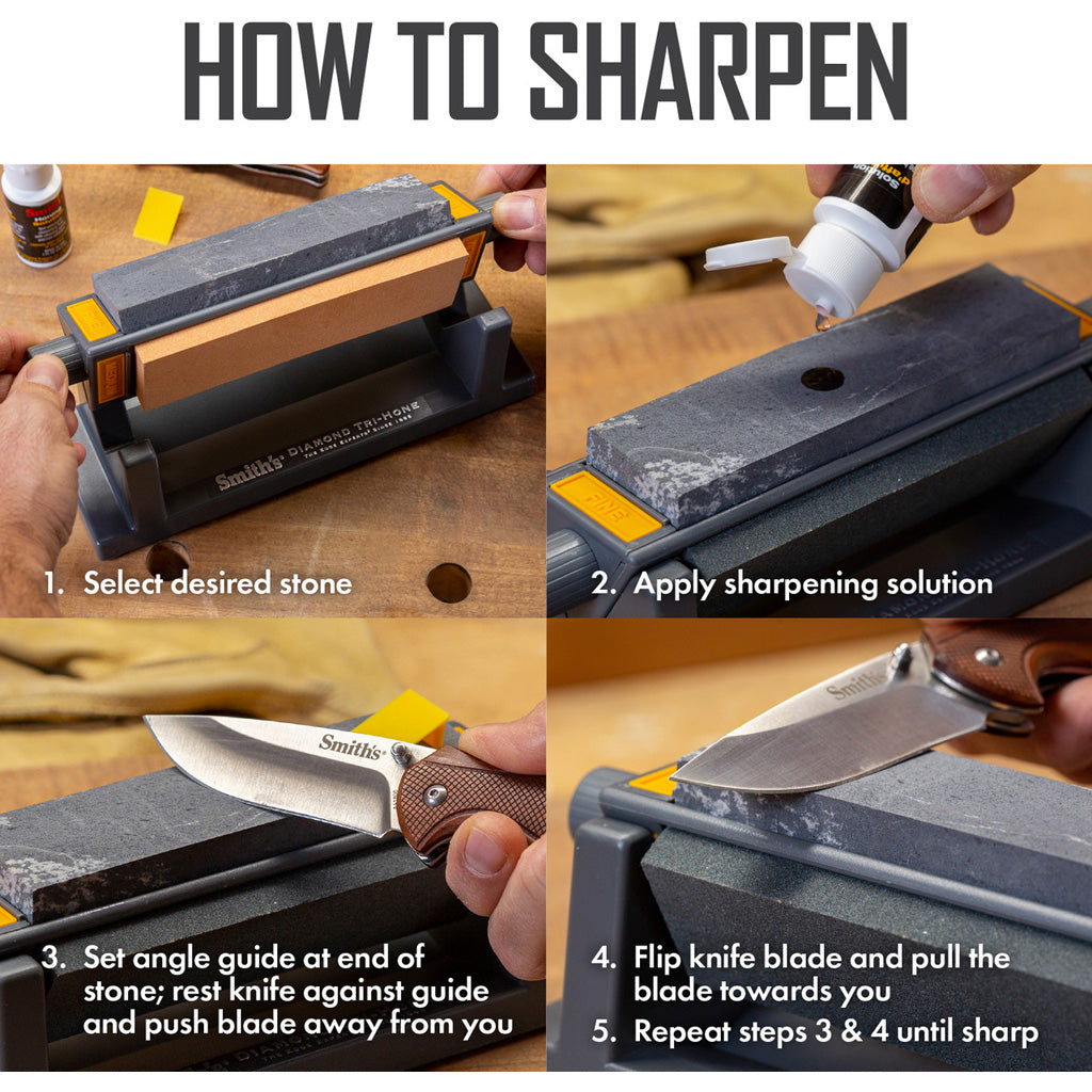 Smiths Three Stone Sharpening System 6"