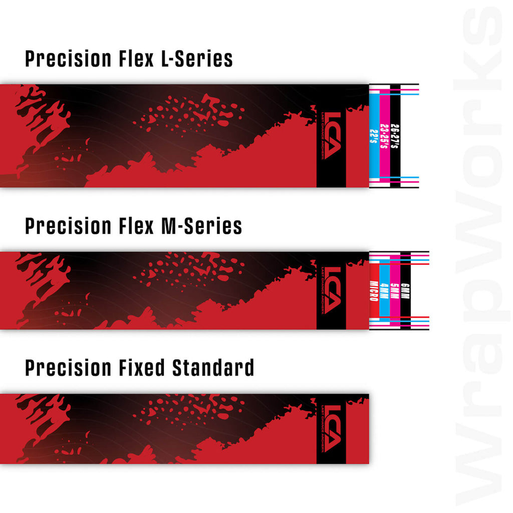 Last Chance WrapWorks Stock Color Burst Red/Black Fixed Precision Fixed Standard