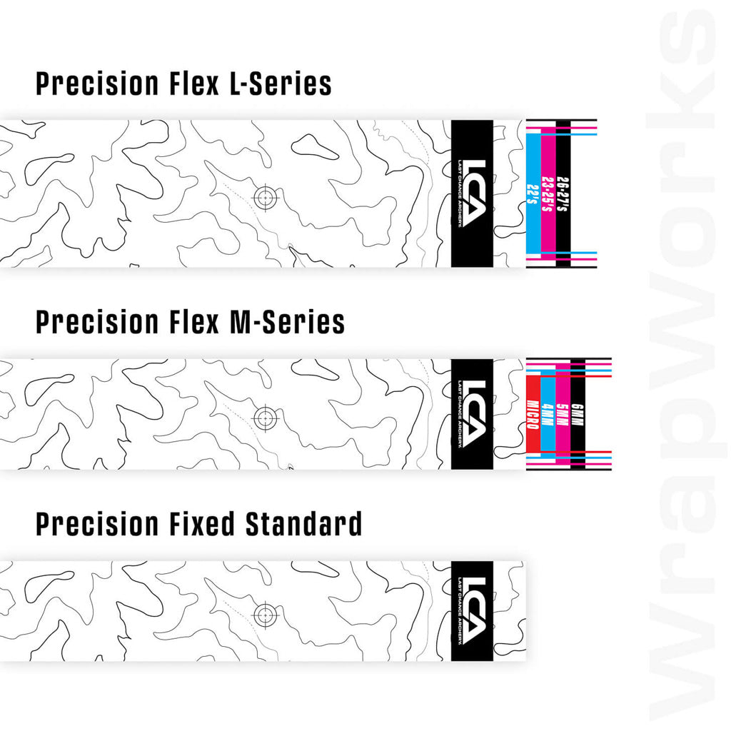 Last Chance WrapWorks Stock Topo White/Black Precision Flex M-Series