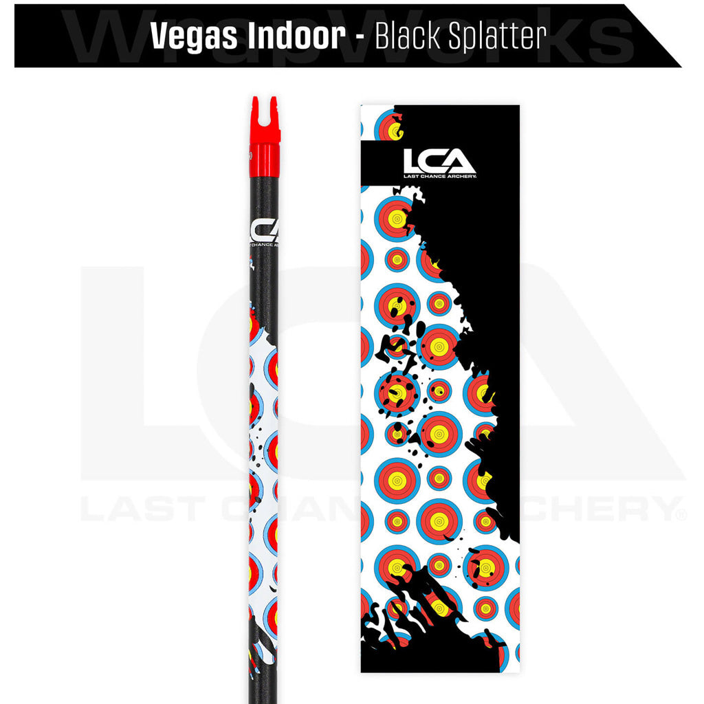 Last Chance WrapWorks Vegas Indoor Black Splatter Precision Flex M-Series