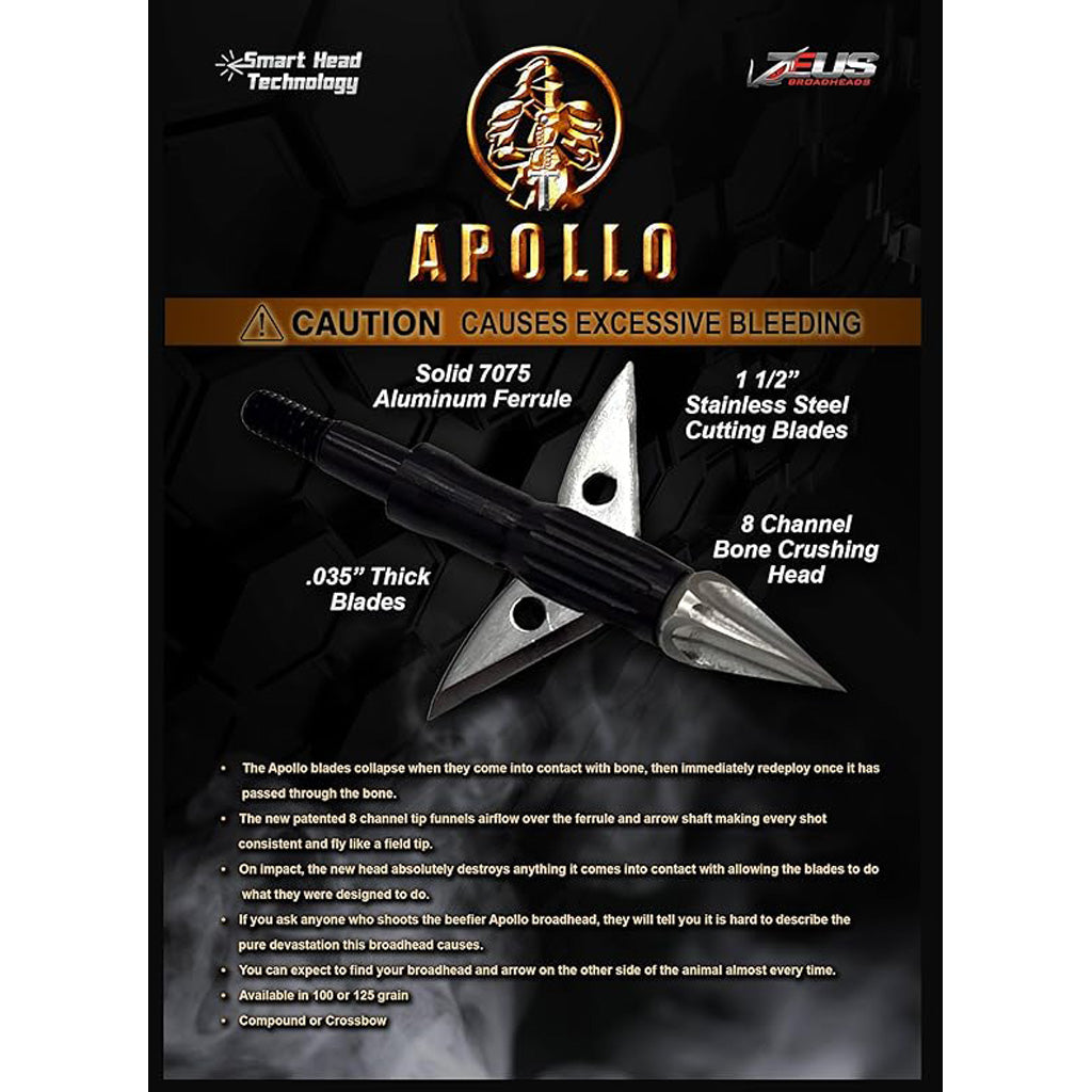 Zeus Apollo Broadhead 125 gr. 3 pk.