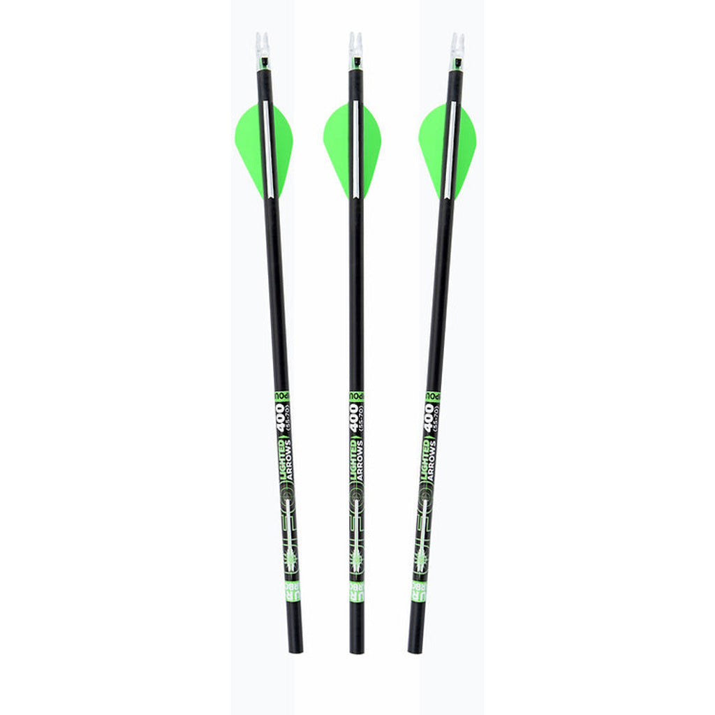 30-06 UFO Lighted Carbon Arrow Green 30 in. 500 3 pk.