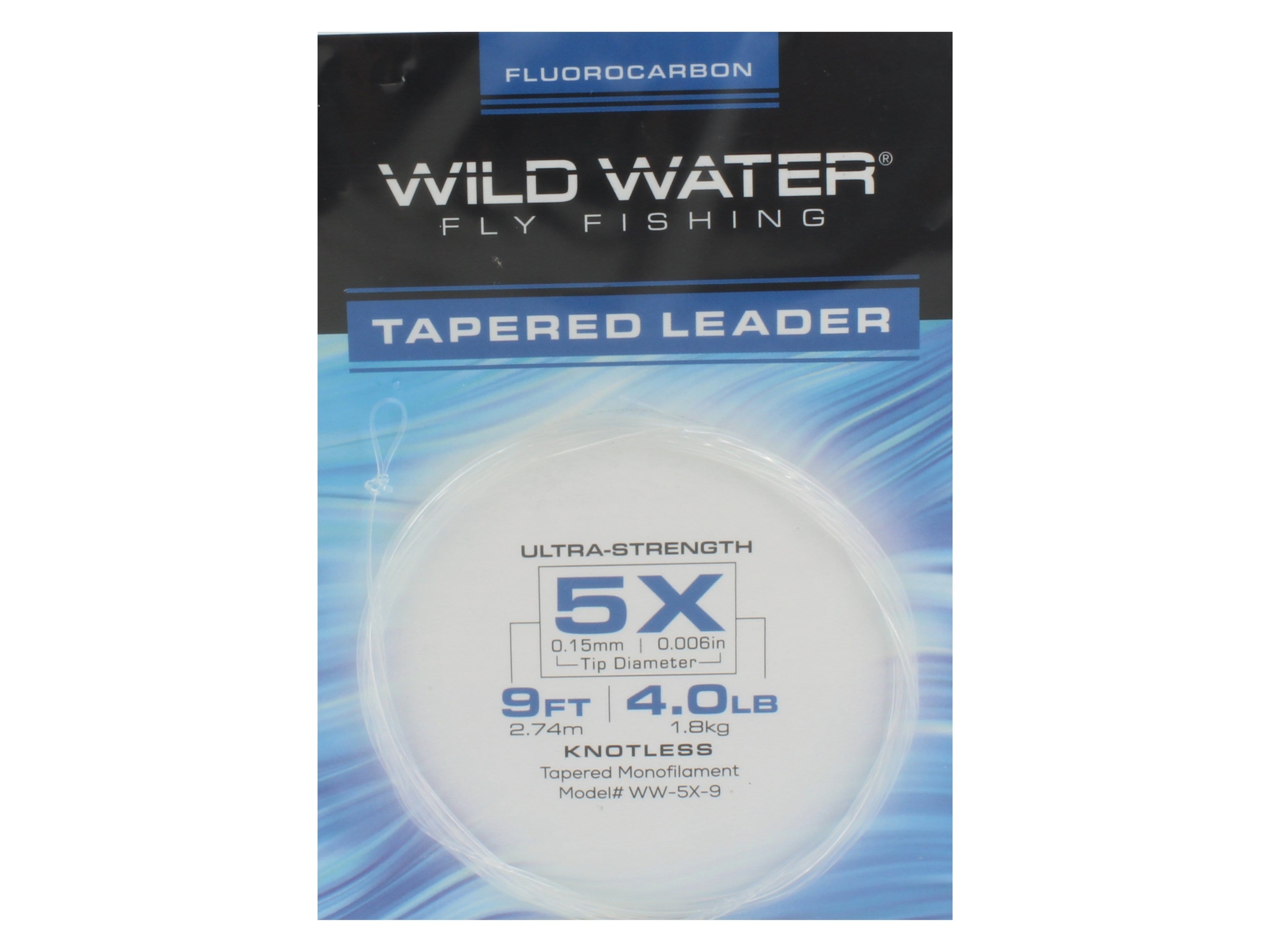 5X Fluorocarbon Leader, 9&