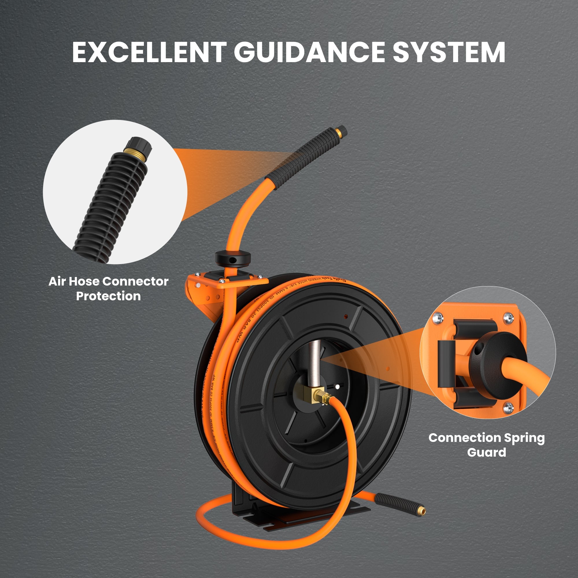 Retractable Air Hose Reel-All Models