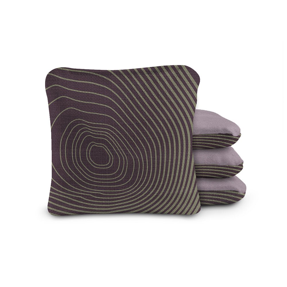 6-in Dual-Sided Cornhole Bags | Tree Rings Collection