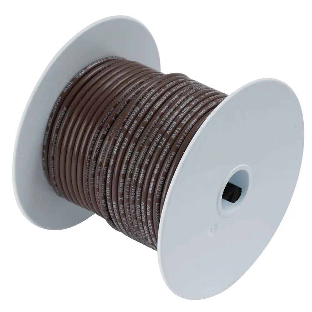 Ancor Brown 10 AWG Tinned Copper Wire - 100&
