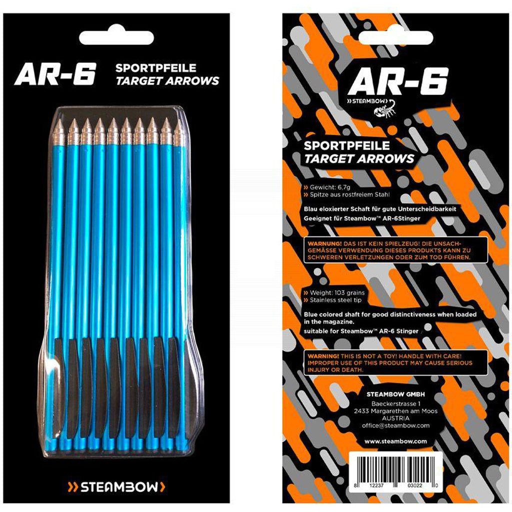 Steambow Aluminum Target Arrows 10 pk.