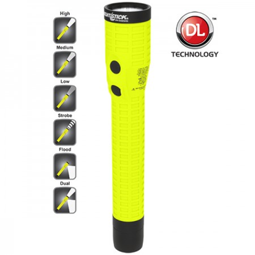 Intrinsically-Safe Rechargeable Dual-Light Flashlight w/Magnet
