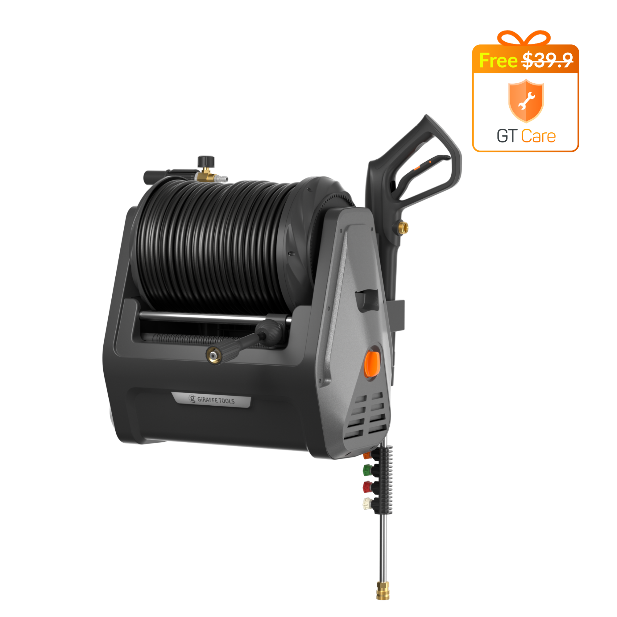 Grandfalls Retractable Pressure Washer Essential