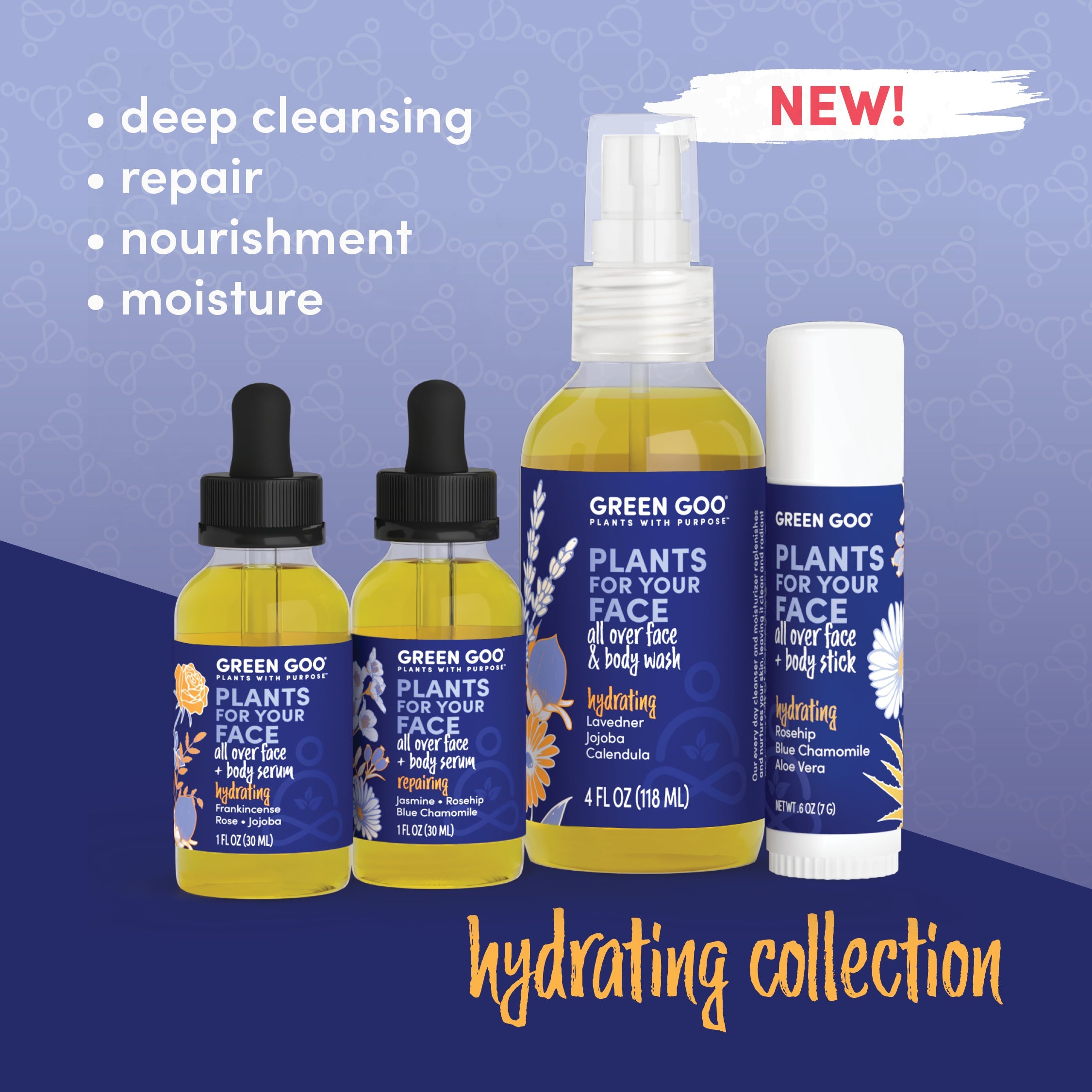 Plants For Your Face - Hydrating Facewash & Serums