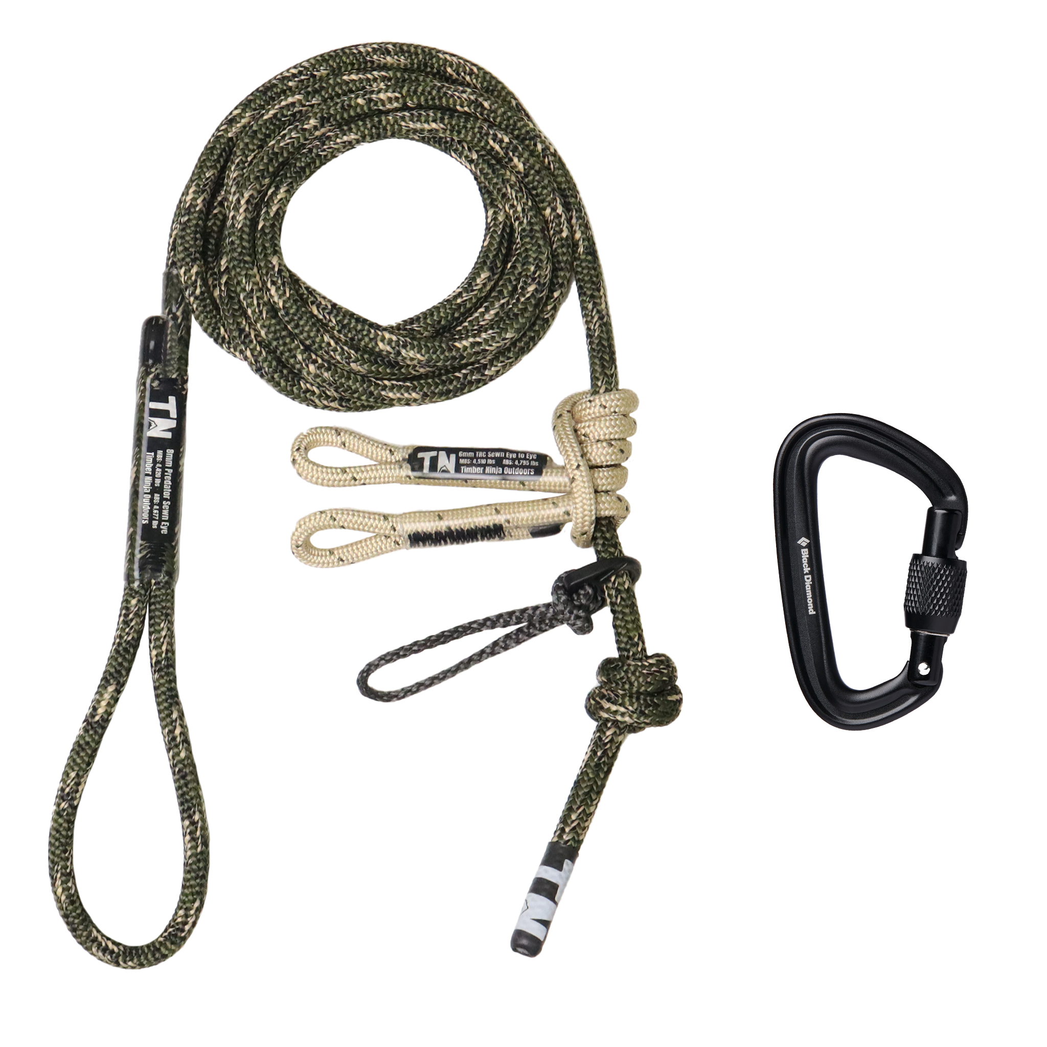8mm Predator Sewn Tree Tethers & Lineman&