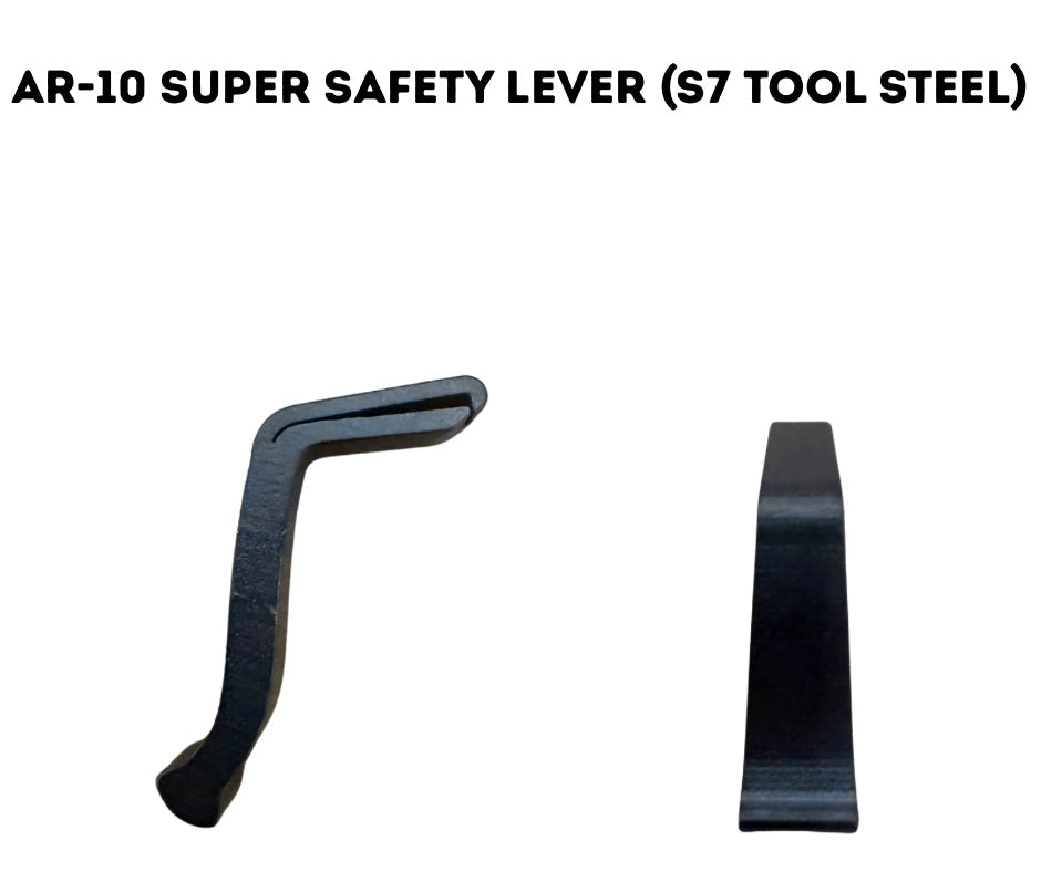 Trigger Supply AR-10 Super Safety Lever – S7 Tool Steel | Dual-Fin | Gen 1 & Gen 2