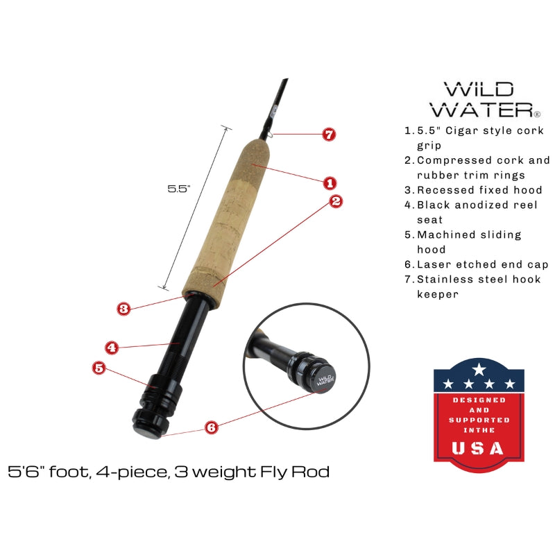 Standard Fly Fishing Kit, 3wt Rod | 5&