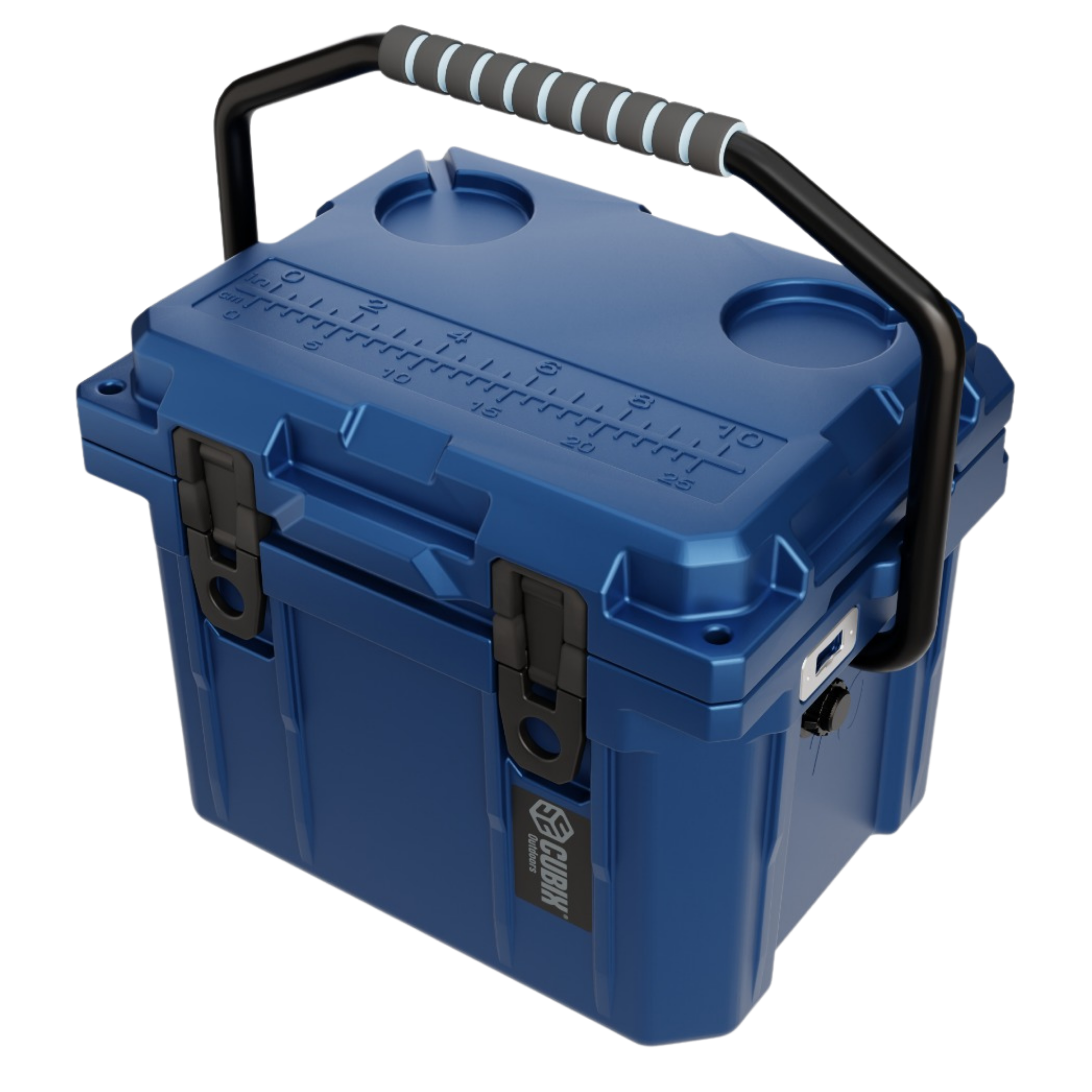QuadraX 10QT Personal Cooler – Rotomolded Hard Cooler with 72-Hr Ice Retention & Lifetime Warranty