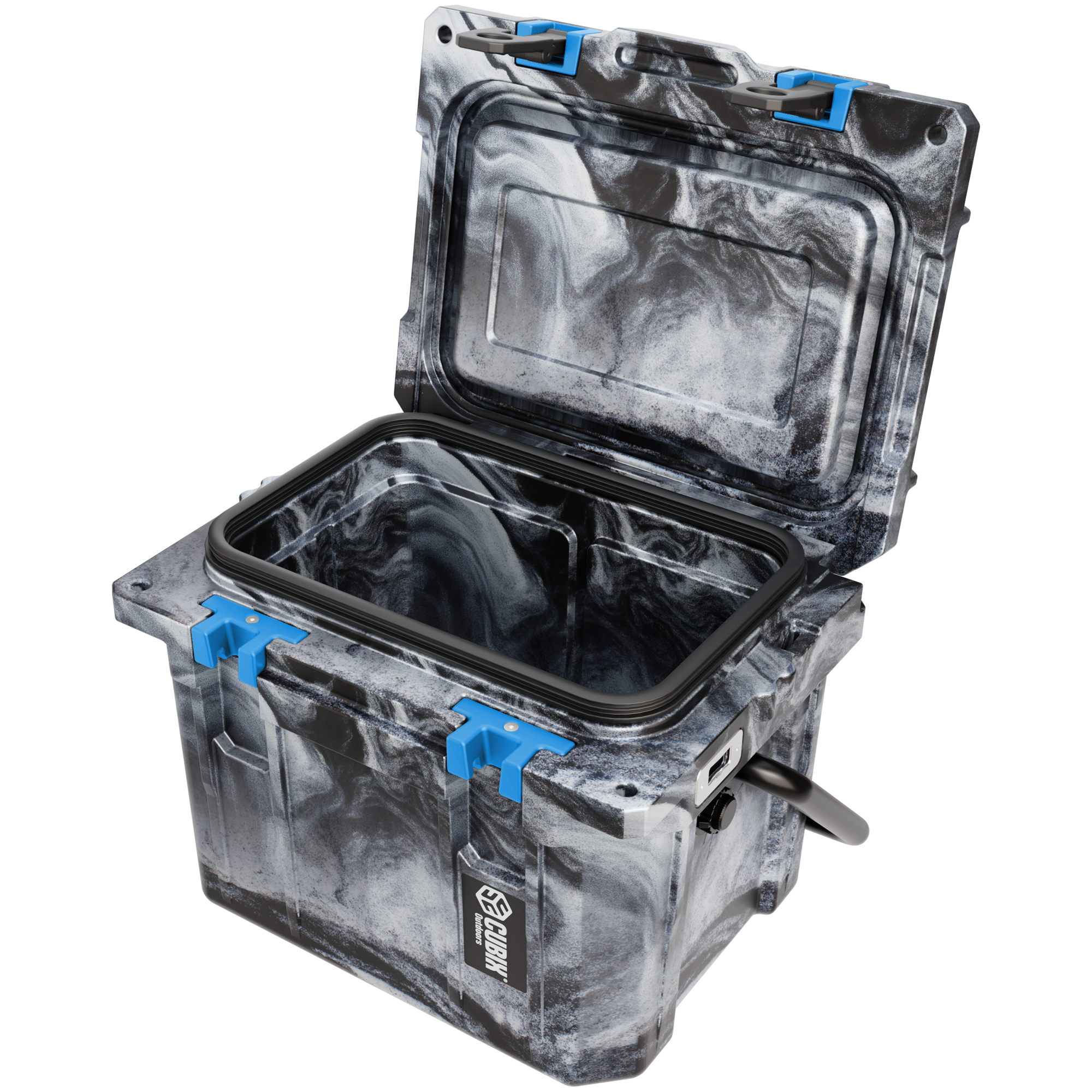 QuadraX 10QT Personal Cooler – Rotomolded Hard Cooler with 72-Hr Ice Retention & Lifetime Warranty