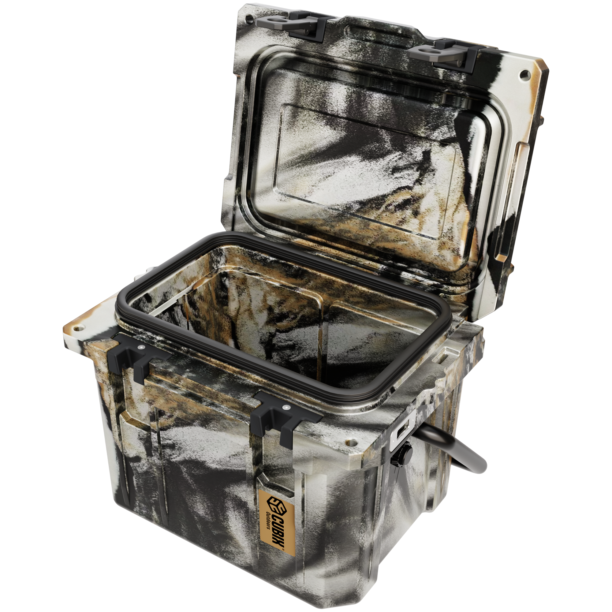 QuadraX 10QT Personal Cooler – Rotomolded Hard Cooler with 72-Hr Ice Retention & Lifetime Warranty