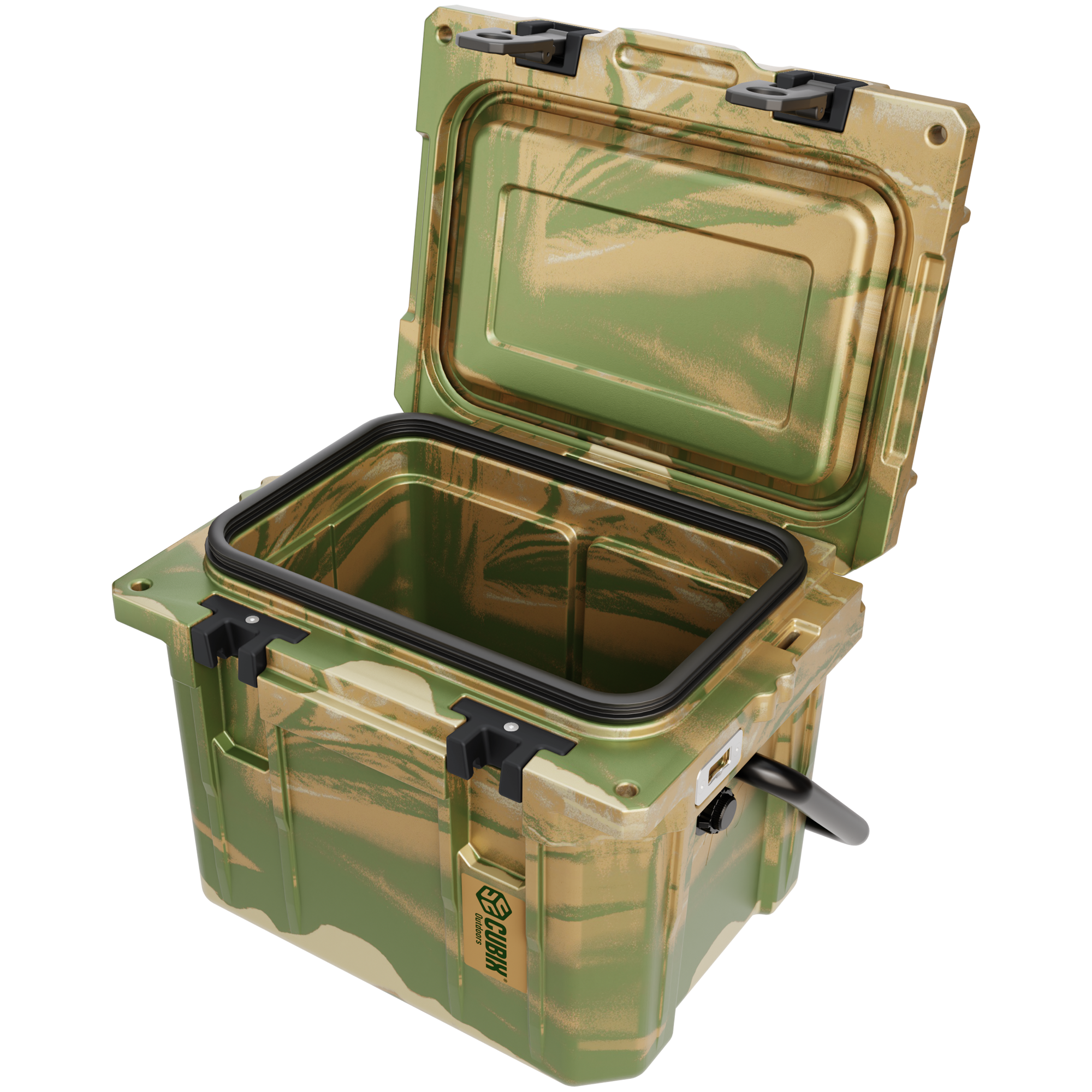 QuadraX 10QT Personal Cooler – Rotomolded Hard Cooler with 72-Hr Ice Retention & Lifetime Warranty