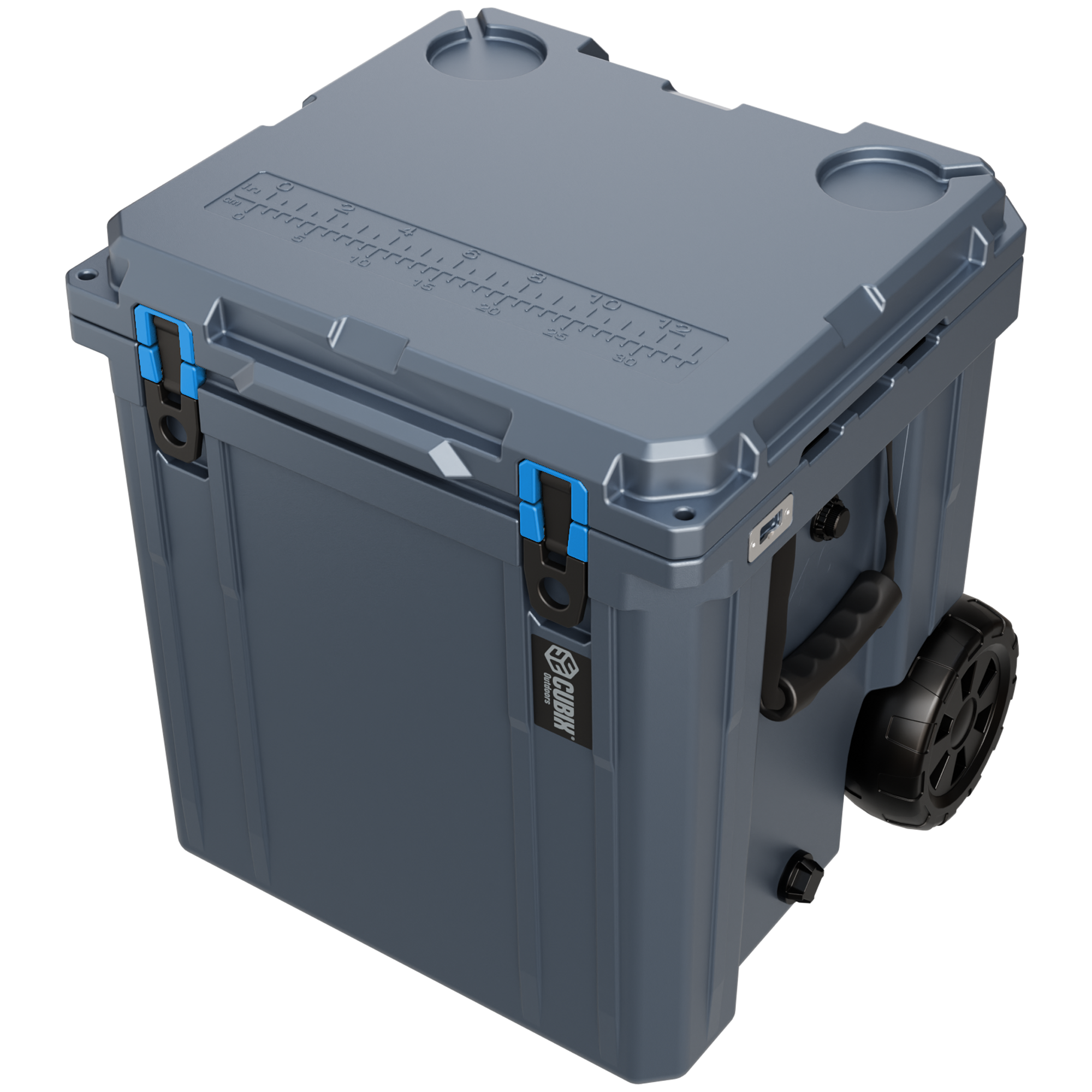 46 Quart Rotomolded Cooler With Wheels - QuadraX