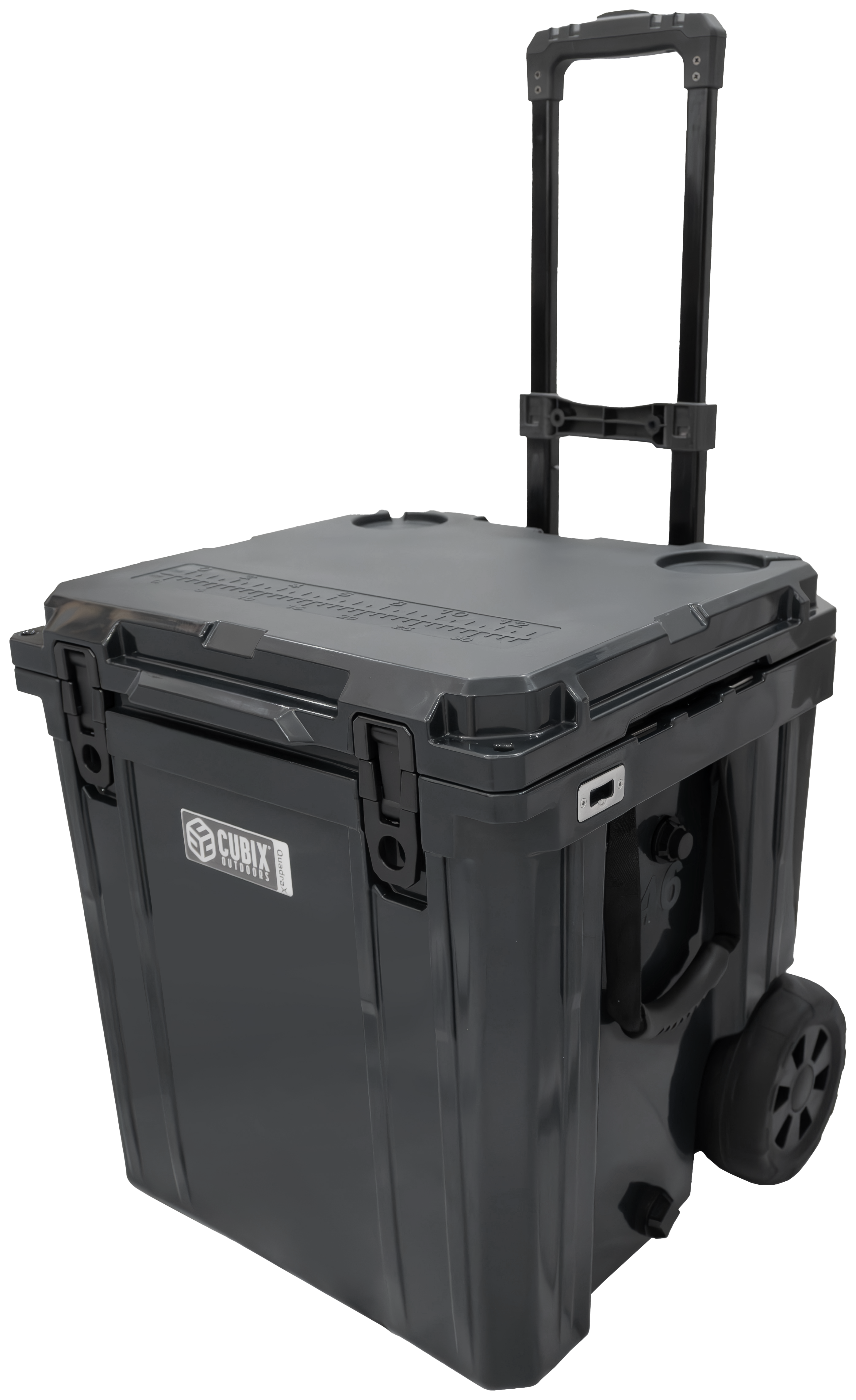 46 Quart Rotomolded Cooler With Wheels - QuadraX