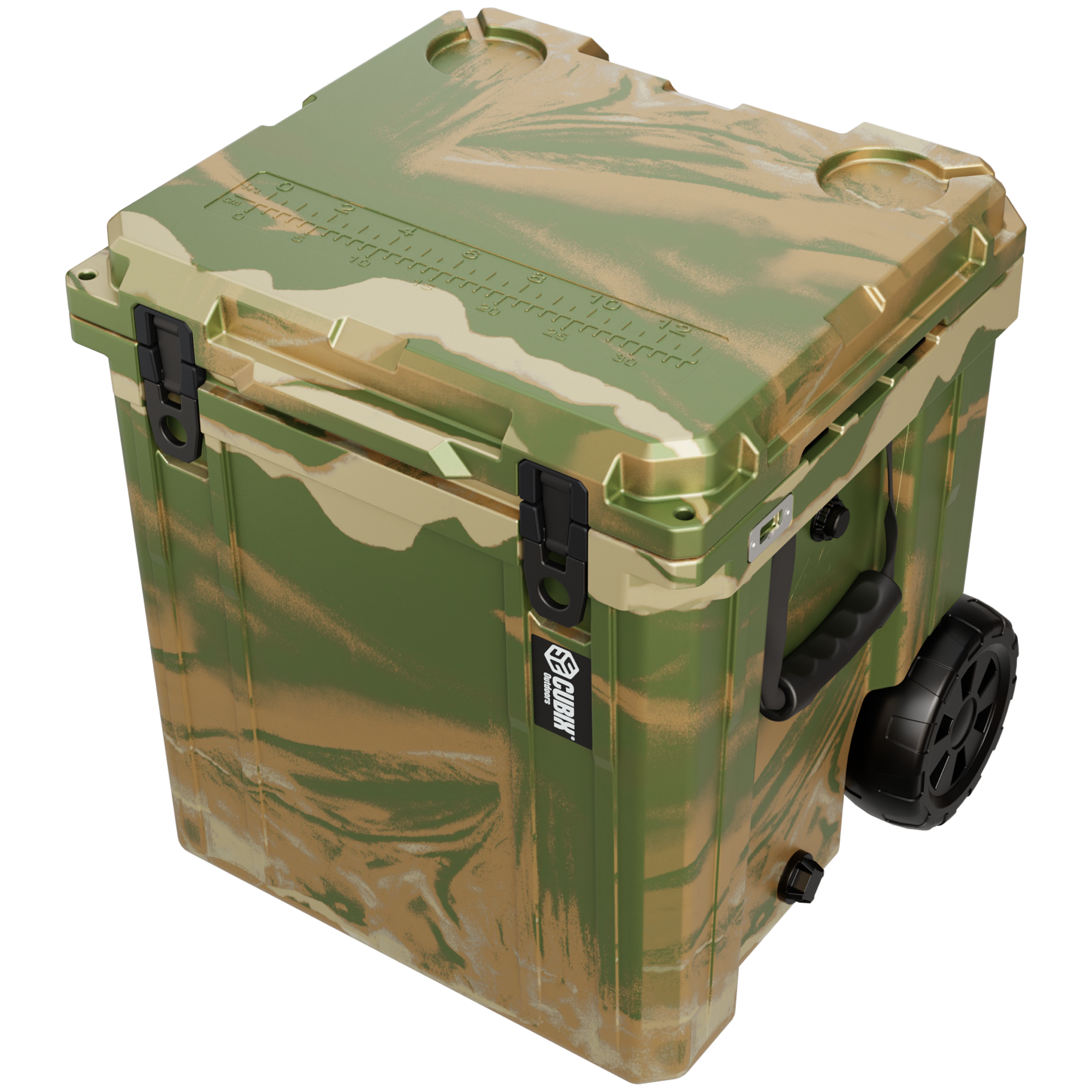 46 Quart Rotomolded Cooler With Wheels - QuadraX