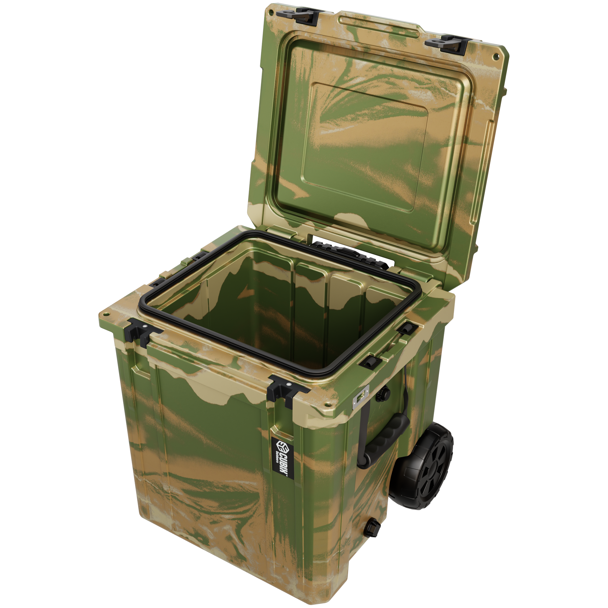 46 Quart Rotomolded Cooler With Wheels - QuadraX
