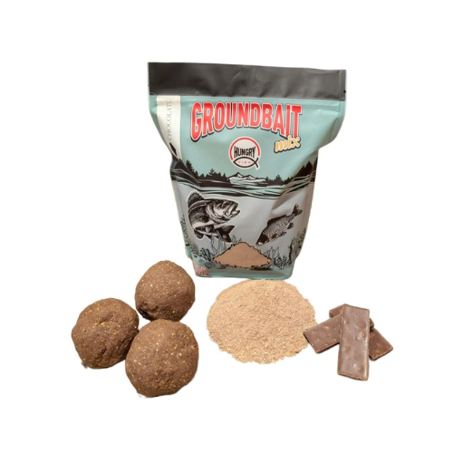 HungryFish GroundBait Mix - ( Chocolate ) 2 lb
