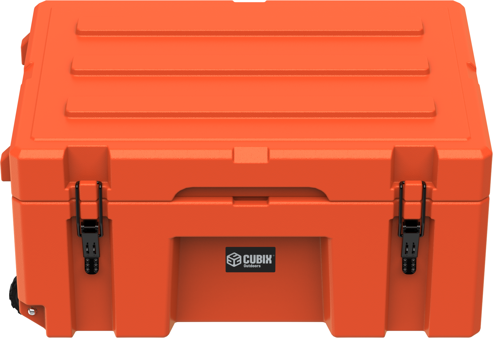 Cubix 76L Rolling Cargo Case — Wheeled Rotomolded Gear, Tool & Storage Box