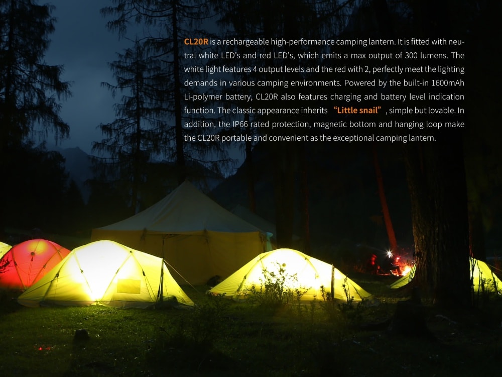 Fenix CL20R LED Rechargeable Camping Lantern - discontinued