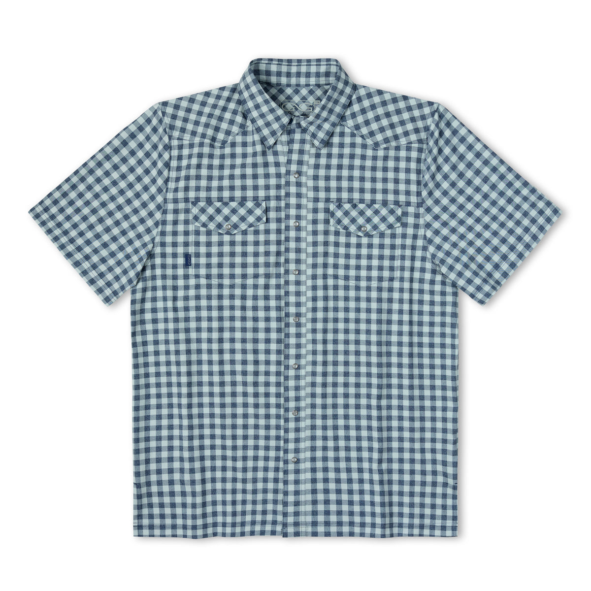 Deep Water Pearl Snap Shirt