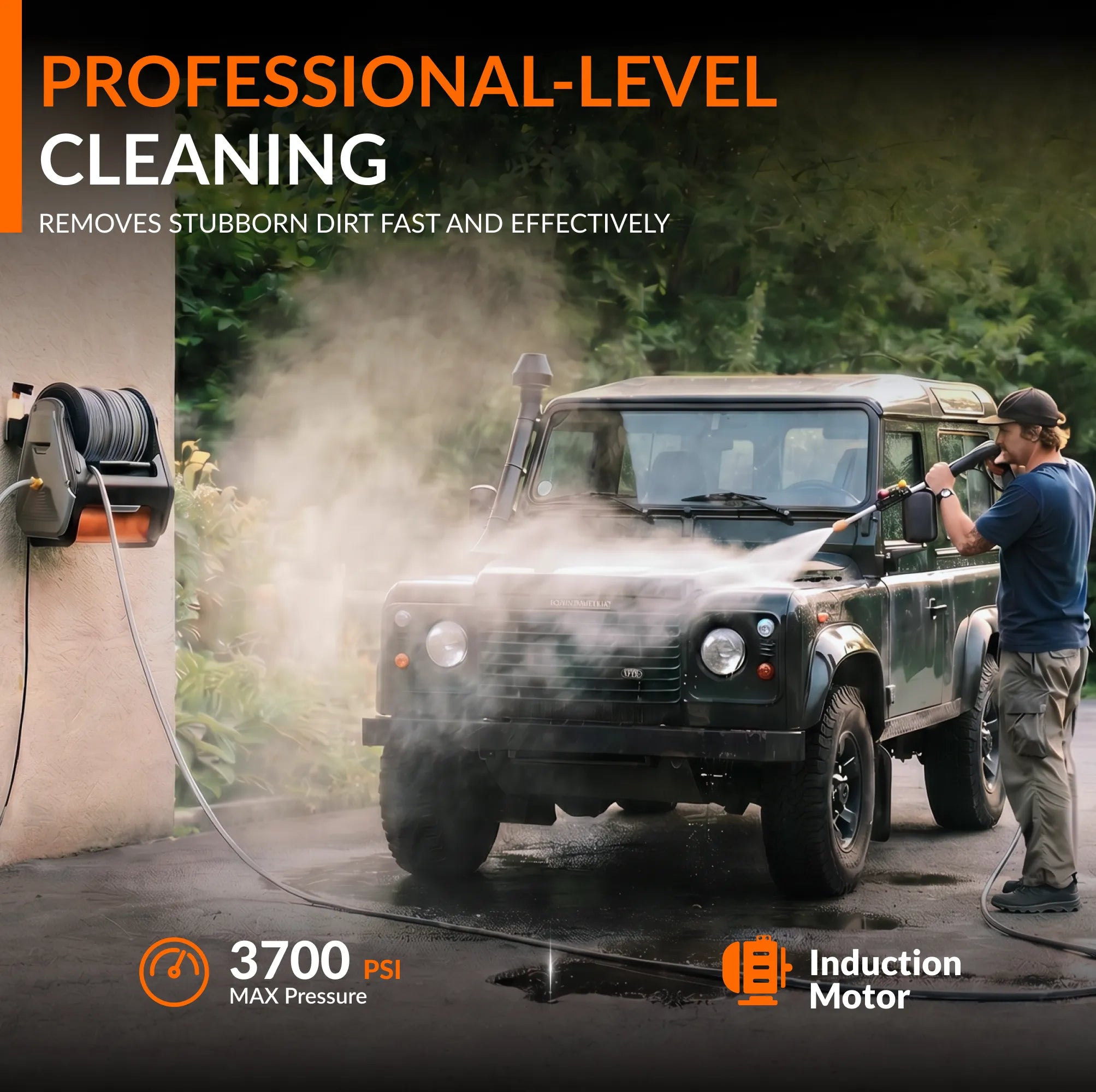 Grandfalls Retractable Pressure Washer Pro