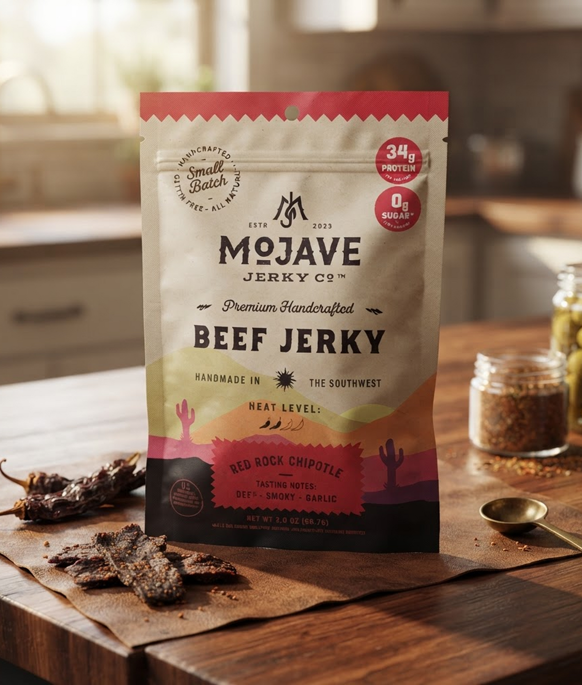 Mojave Red Rock Chipotle Beef Jerky