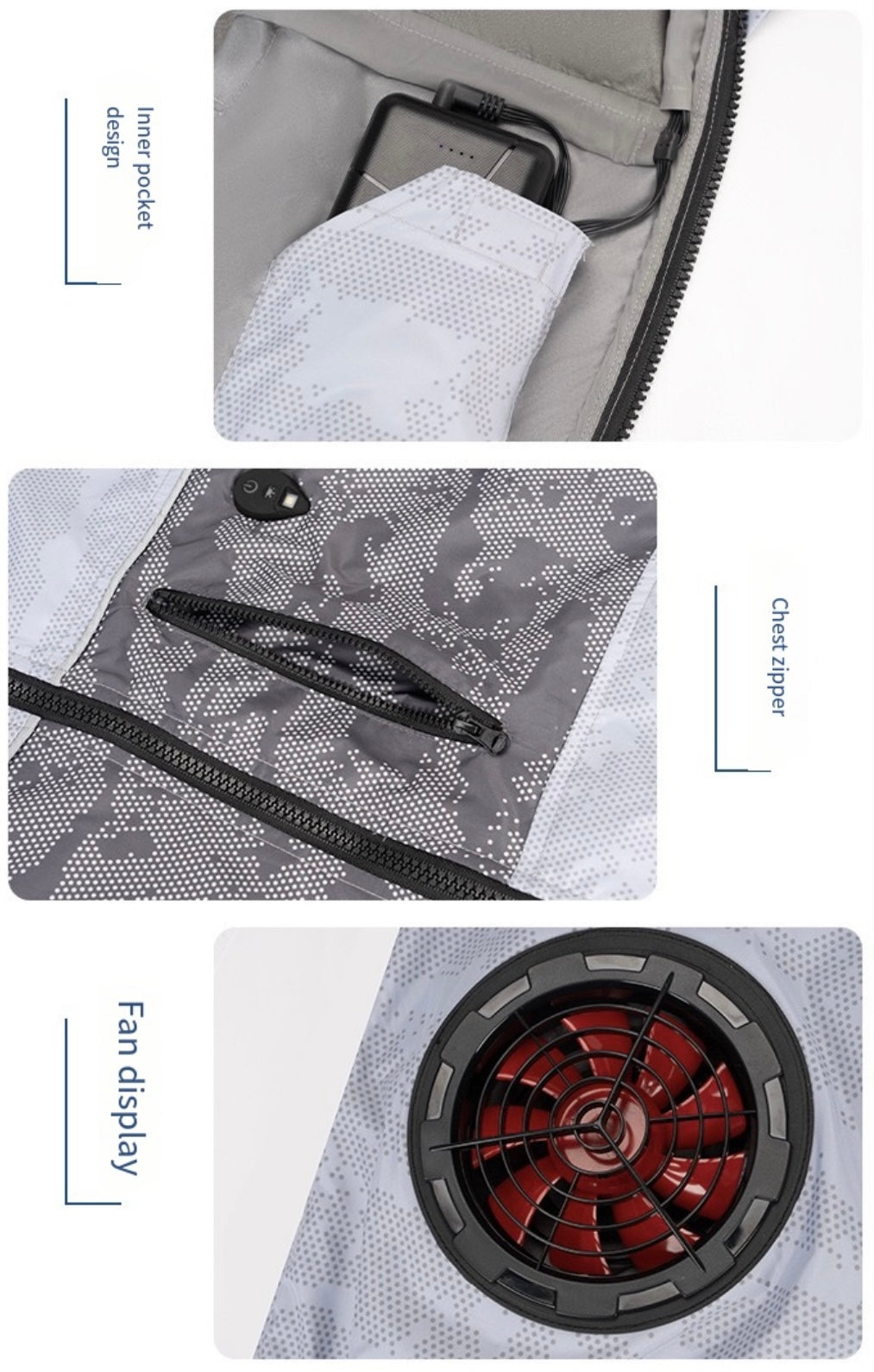 LITEGUEST LED Cooling Fan Jacket β Night Fishing & Outdoor Summer Gear