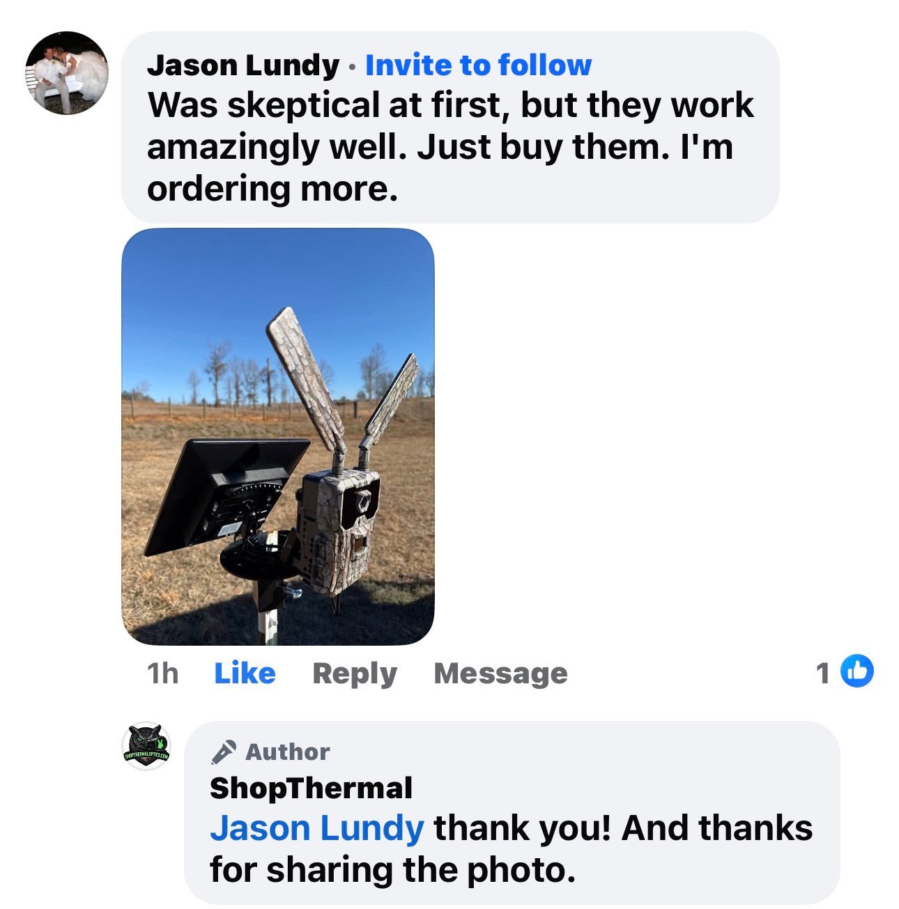 Patented T-Post Trail Camera & Solar Panel Mount — 1 Articulating Arm