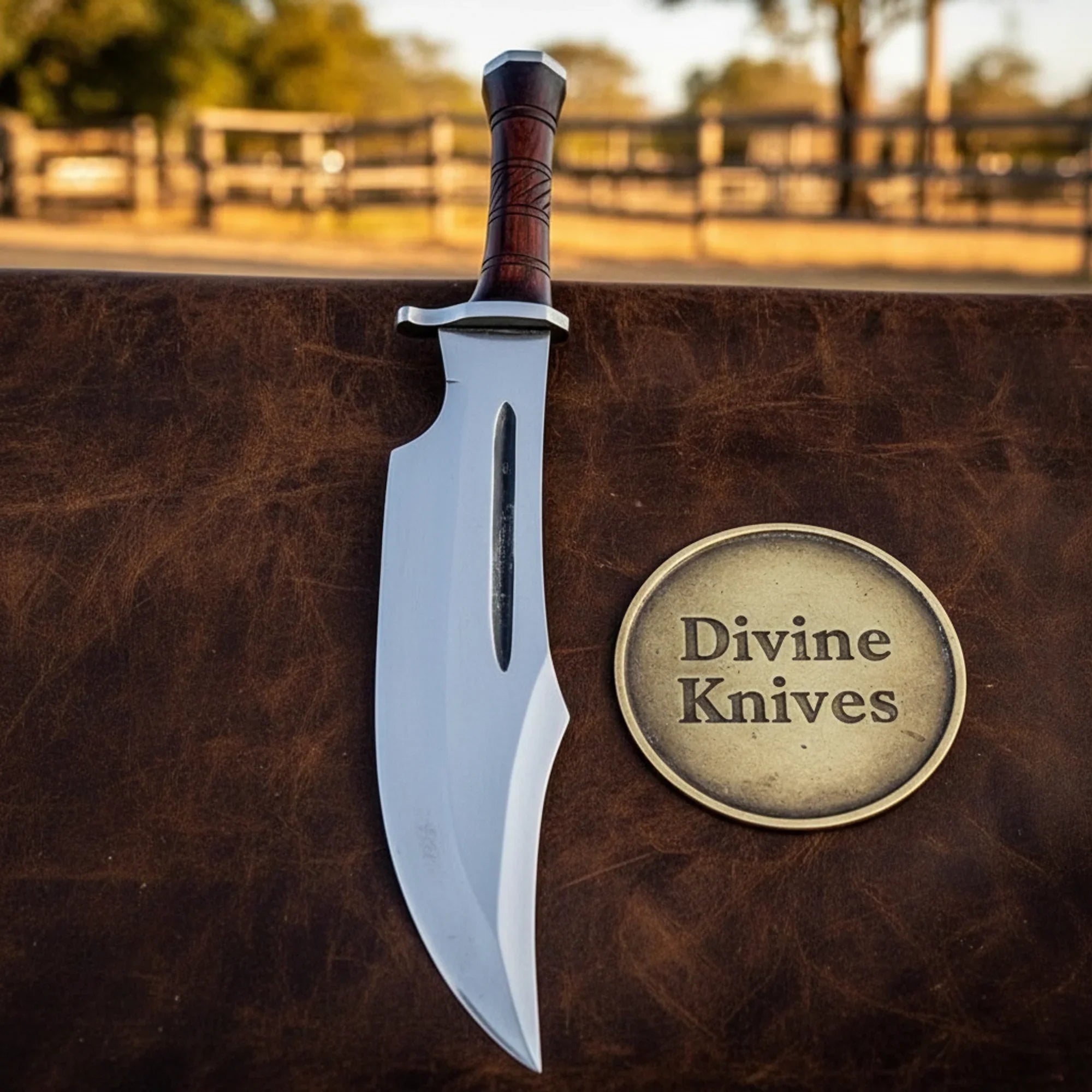 Teal Wood Handle Damascus Chef Knife for Precision Kitchen Cutting