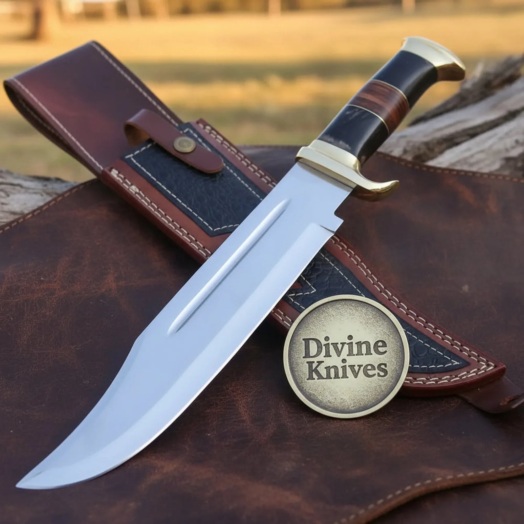 Handcrafted Damascus Bearded Axe with Durable Wood Handle