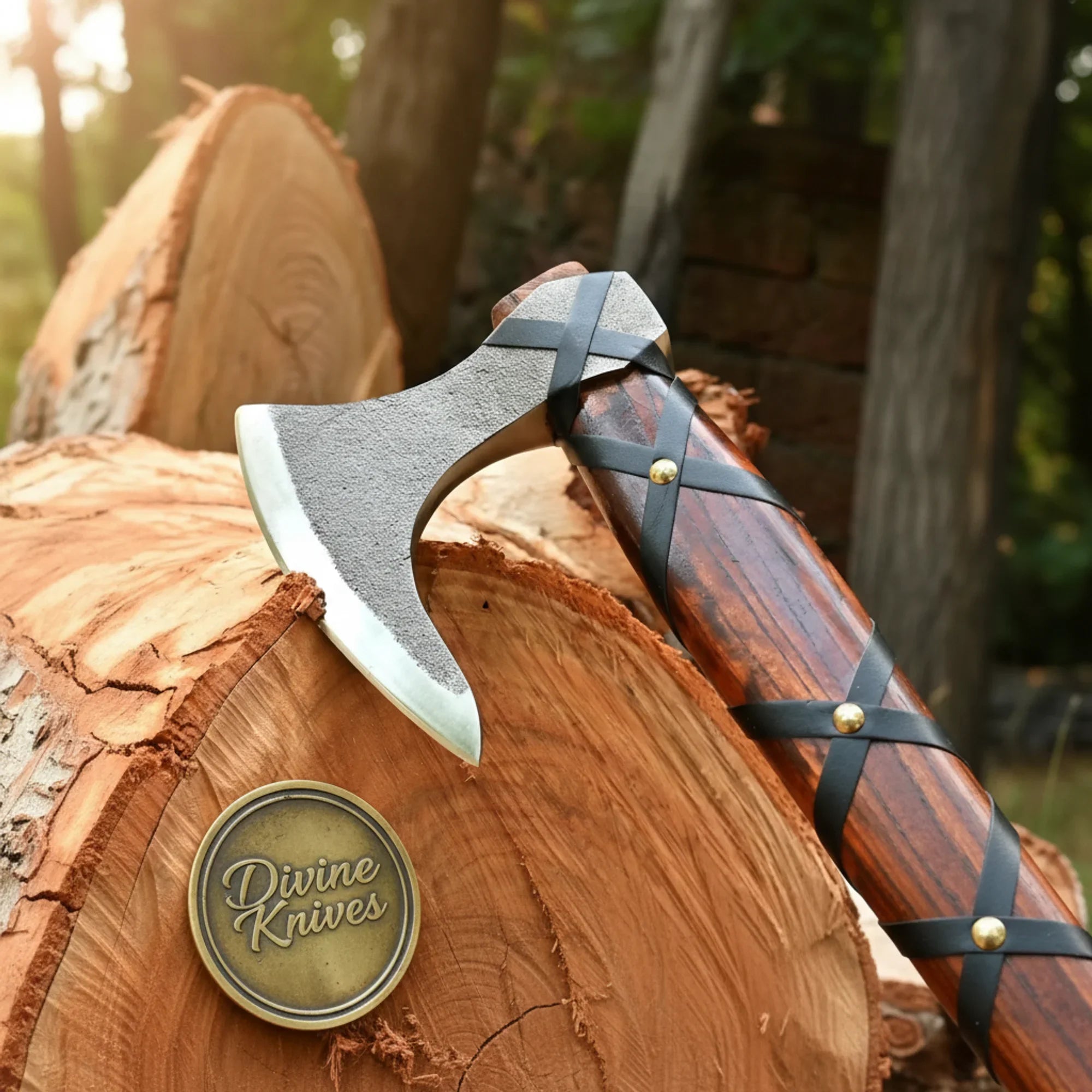 Hand-Forged Viking Axe — Ragnar Lothbrok Hatchet