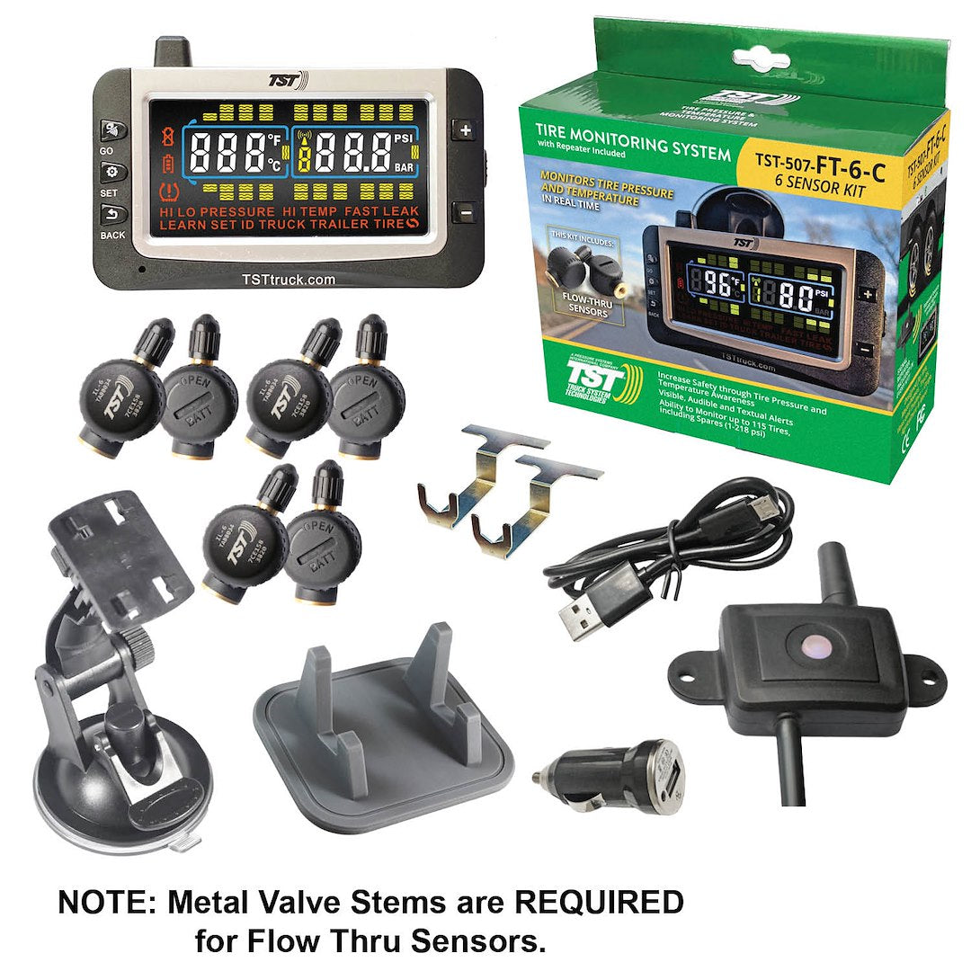 507 TPMS W/6 FLOW THRU SENSORS