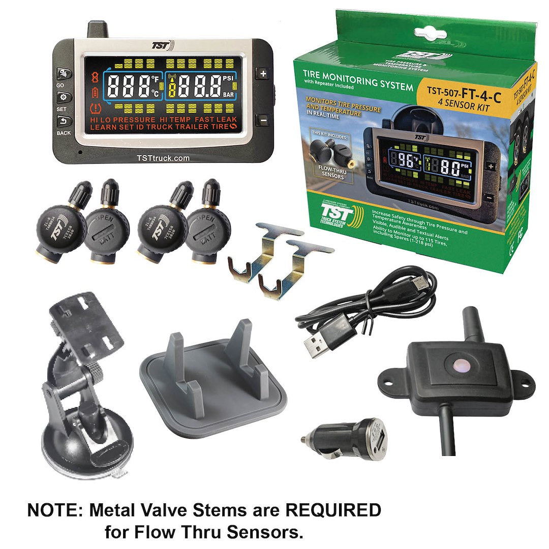 507 TPMS W/4 FLOW THRU SENSORS