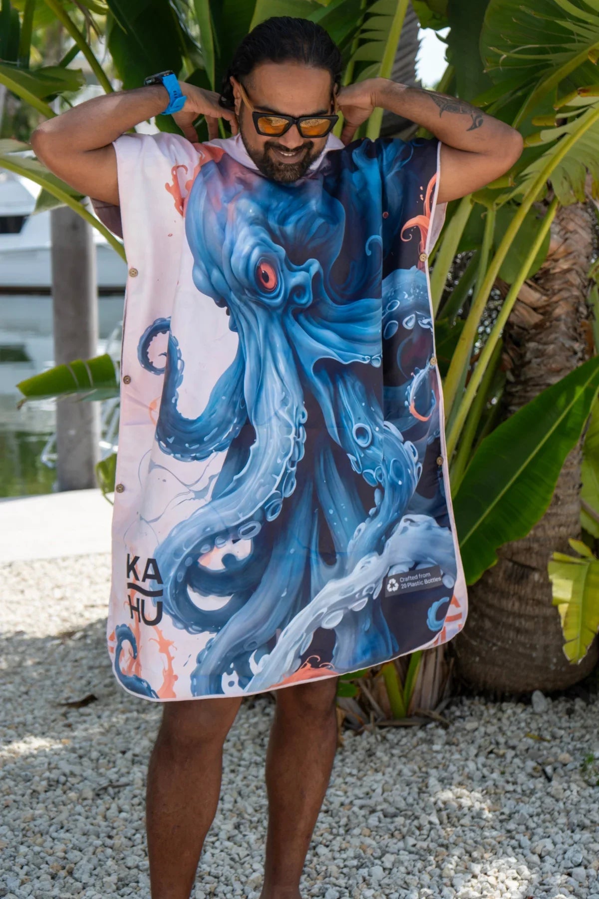 Kahu Manu Towel Poncho (Regular)
