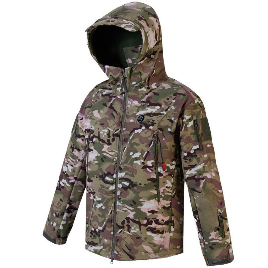 LITEGUEST 7-Zone Heated Jacket | Camo Outdoor Jacket with USB Power