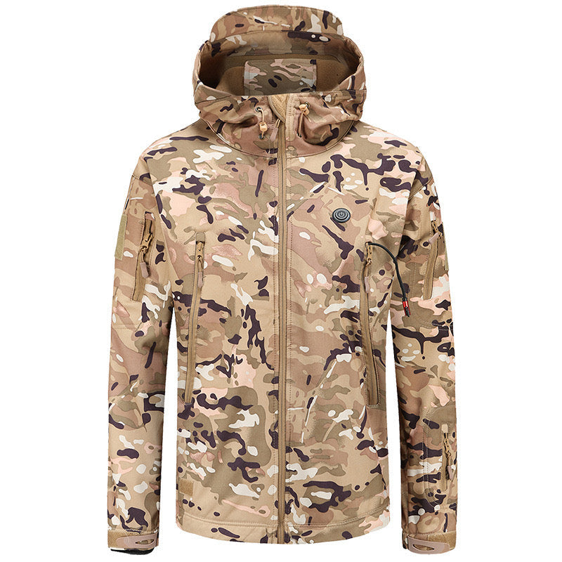 LITEGUEST 7-Zone Heated Jacket | Camo Outdoor Jacket with USB Power