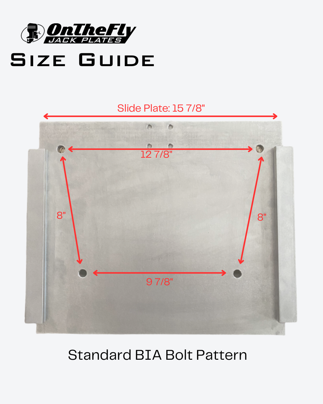 Large Manual Jack Plate (up to 50hp motors) | On The Fly Jack Plates