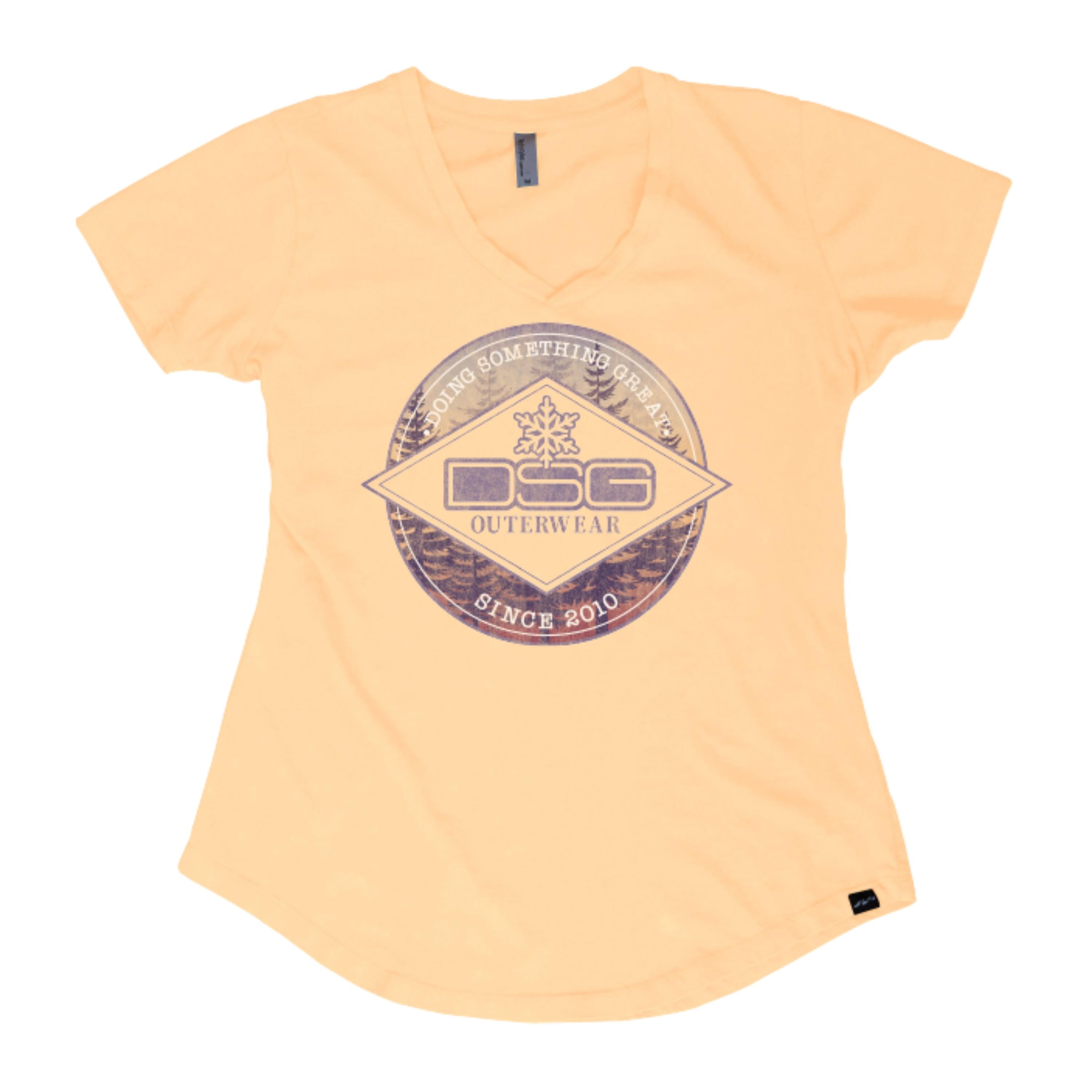 Long Sunny Days V Neck Tee