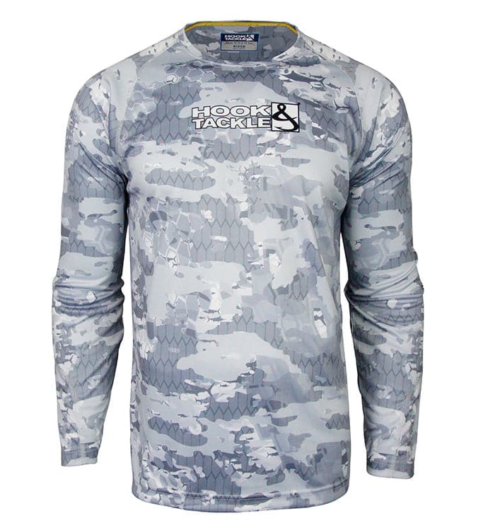 Fractal Camo Waves UV Fishing Shirt (8-20)