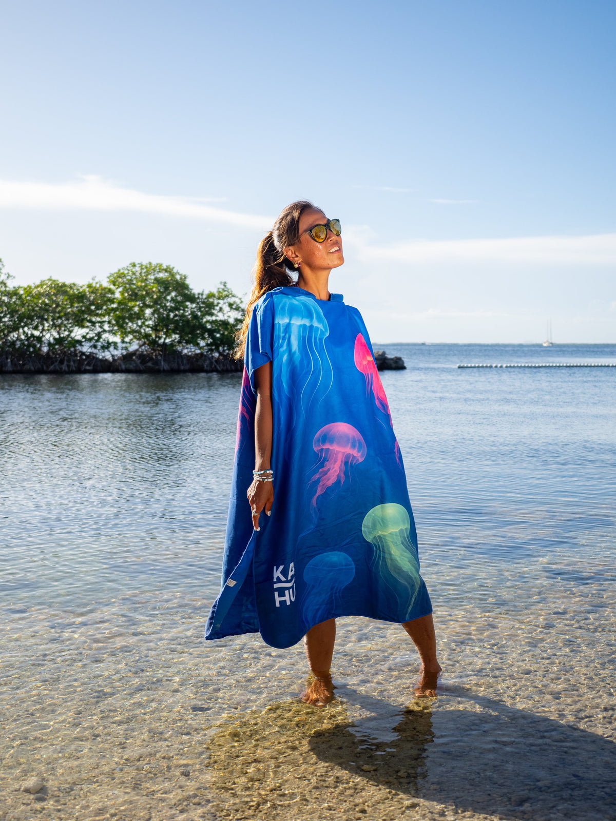Pololia - Jelly Fish Towel Poncho (Regular)