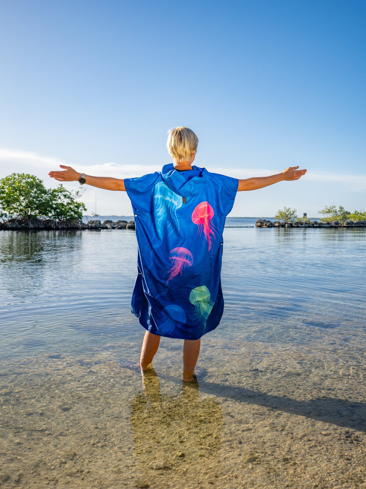 Pololia - Jelly Fish Towel Poncho (Regular)