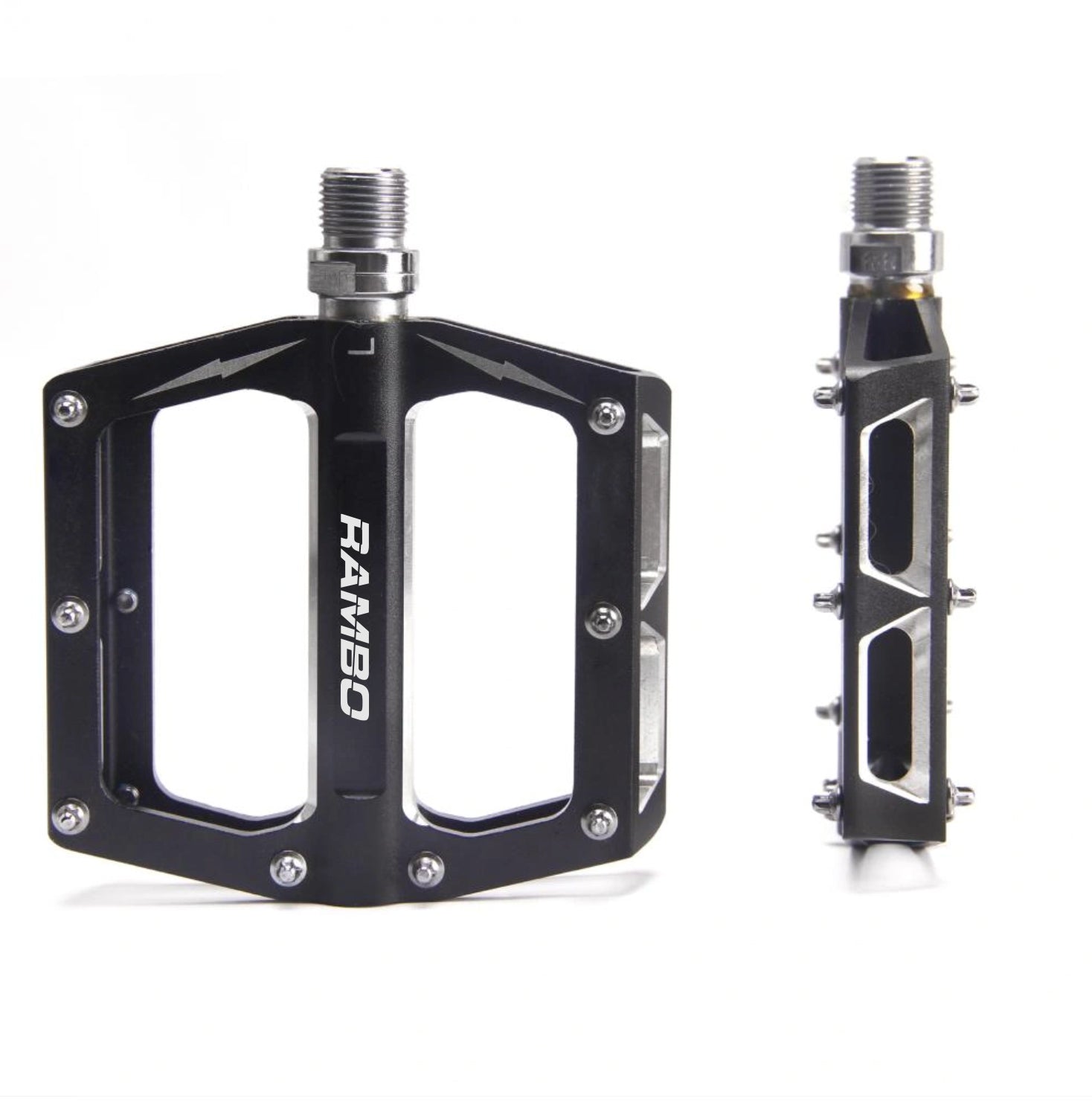 Rambo Large Platform Anti-Slip Pedals